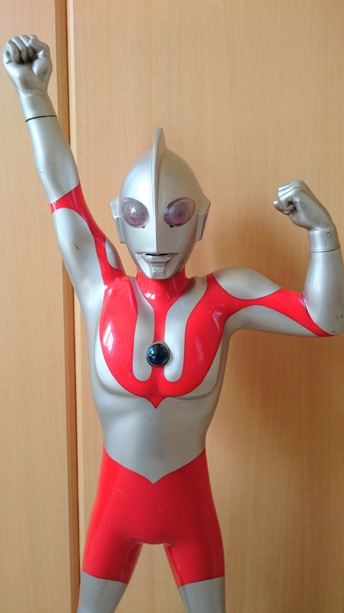 絕版約62厘米Ultraman Big Soft Vinyl Kyomoto系列Ultraman DX操作項目 原文:絶版 約62cm ウルトラマンビッグソフビ 京本コレクション ウルトラマンＤＸ動作品