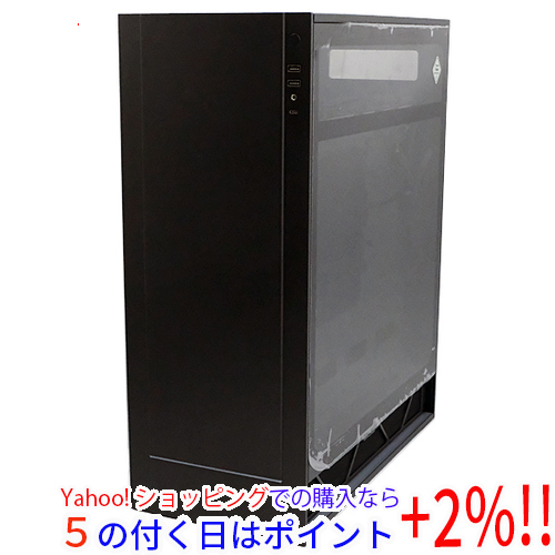 ★【新品(開封のみ・箱きず・やぶれ)】 SILVERSTONE製 フルタワー型PCケース SST-ALF1B-G ブラック [管理:1000024247]