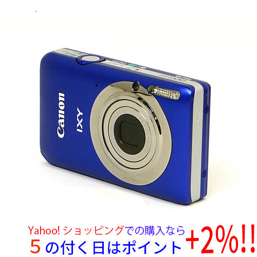 日本初の ☆【中古】Canon製 デジカメ IXY 210F ブルー 1210万画素