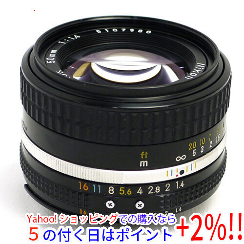 日本製】 ☆【中古】Nikon Ai Nikkor 50mm f/1.4S 訳あり [管理