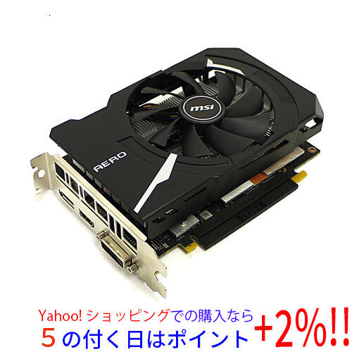 ☆【中古】MSI製グラボGeForce GTX 1660 Ti AERO ITX 6G OC PCIExp 6GB