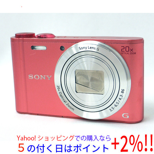 オリジナル DSC-WX350 Cyber-shot ☆【中古】SONY製 ピンク/1820万画素