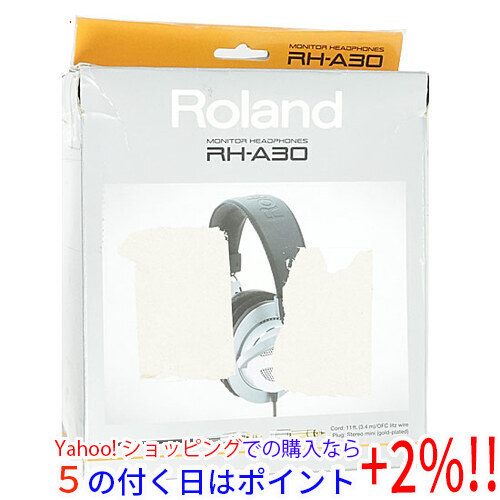 ★【中古】Roland モニターヘッドフォン RH-A30 展示品 [管理:1150023038]