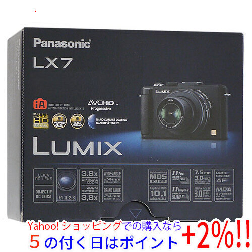 最新 ☆【中古】Panasonic LUMIX DMC-LX7-W ホワイト/1010万画素 元箱