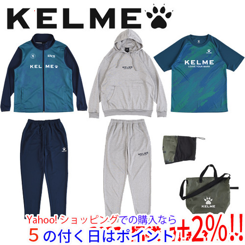 ★KELME ケルメ(ケレメ) M サイズ 福袋 7点セット グリーン系 KF23820 [管理:1400000683]