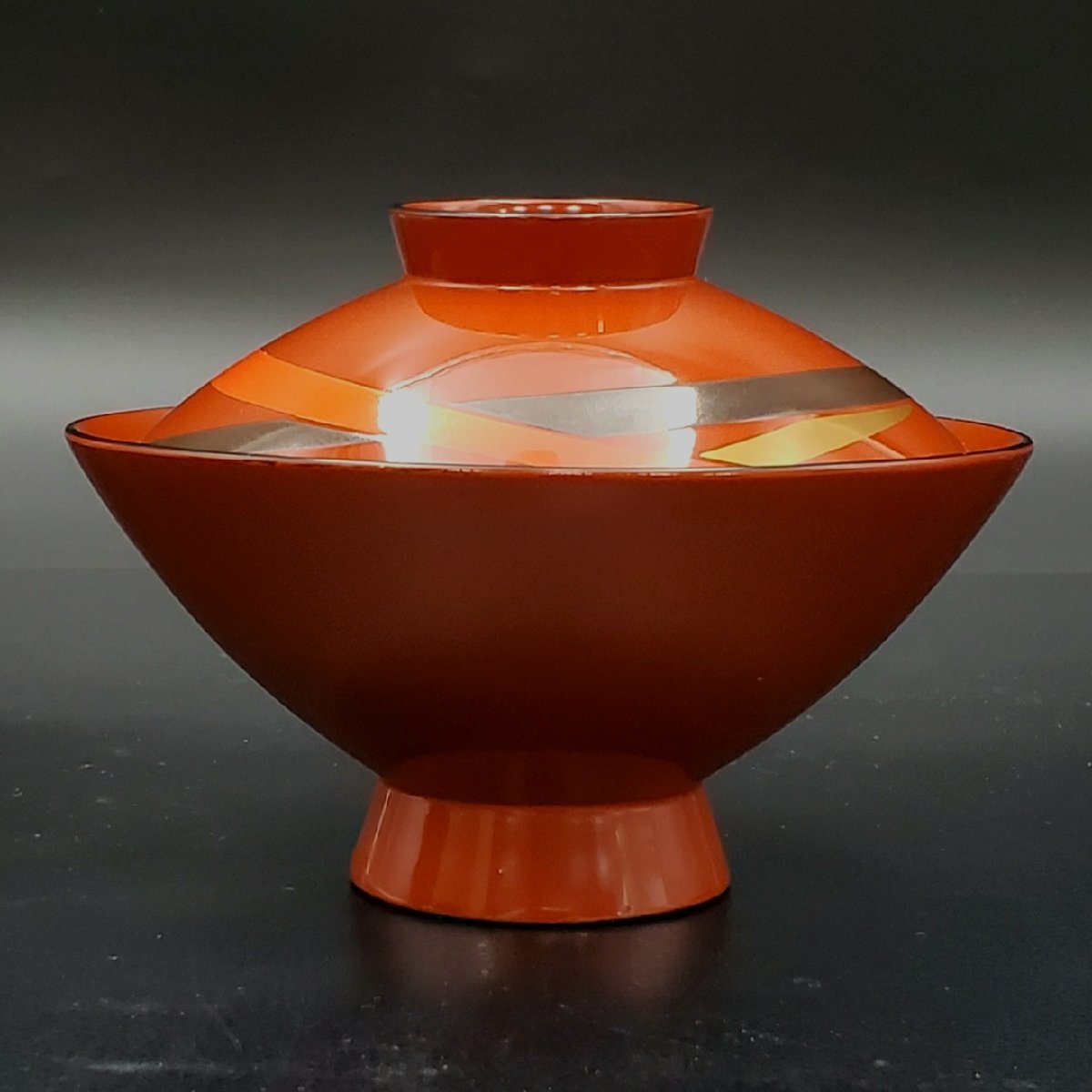 ご予約品】 【輪島塗】大杯 稲垣忠右衛門 稲忠漆芸堂 鶴亀松竹梅紋様