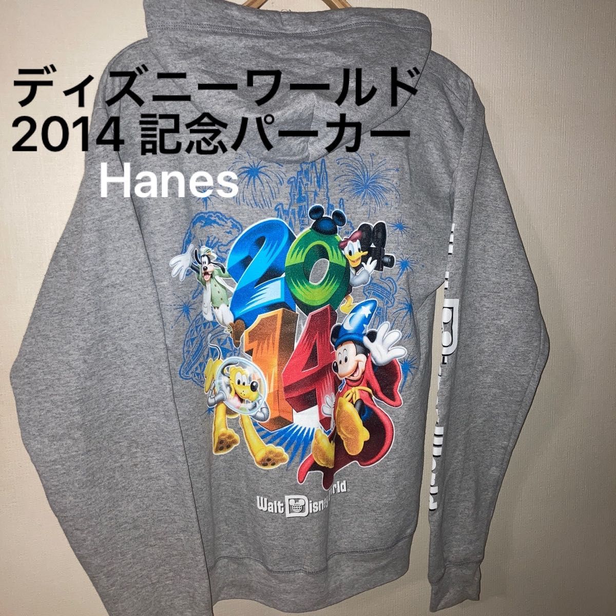 ディズニーワールド 2014年 記念パーカー Hanes