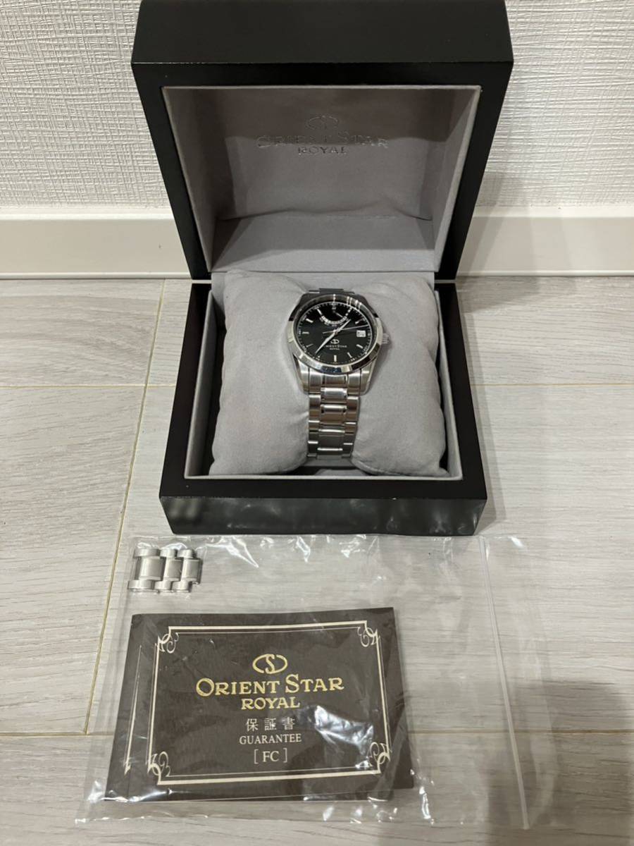 オリエントスター ロイヤル ORIENT STAR ROYAL WZ0021FC ブラック 自動