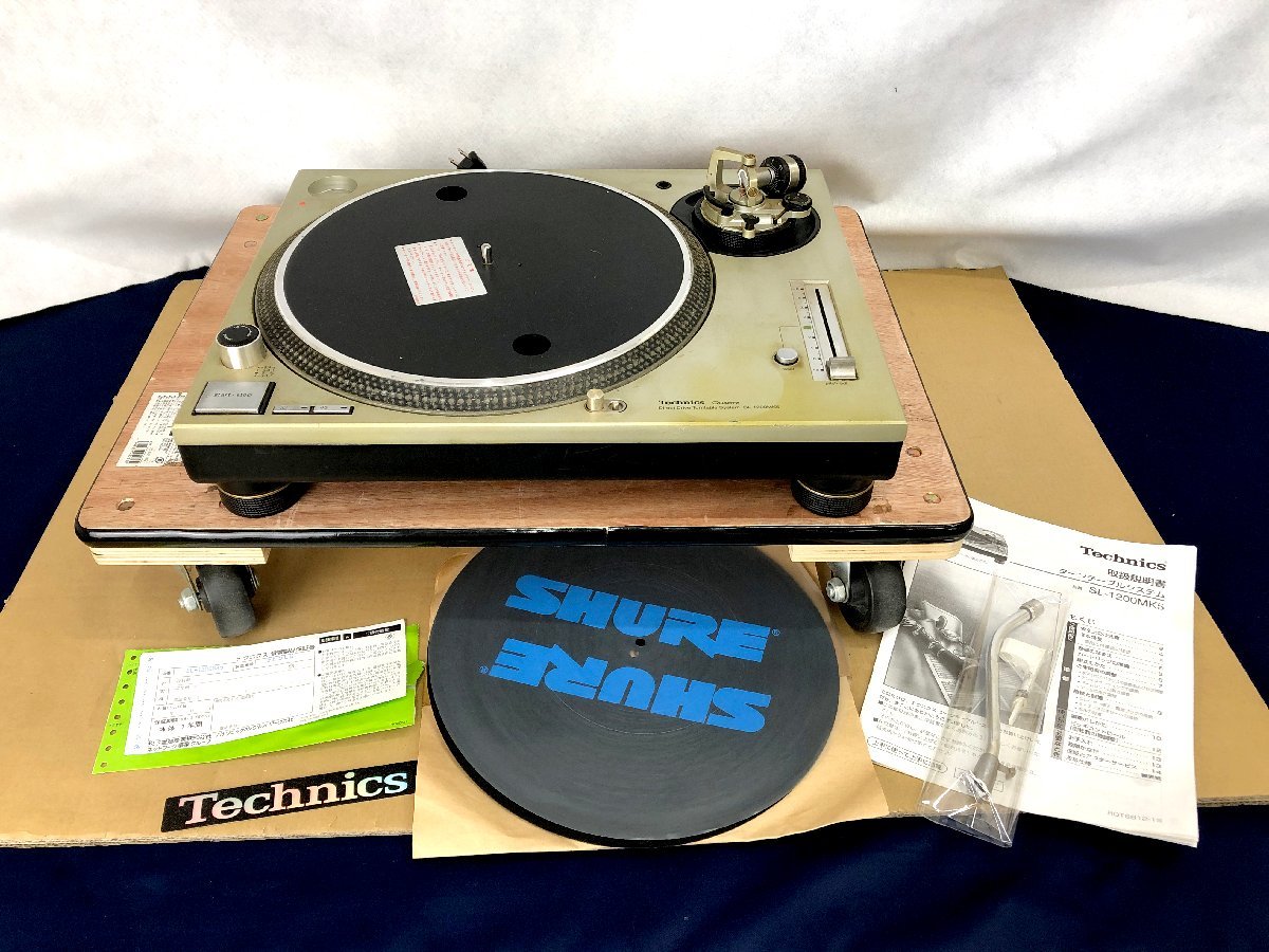 ジャンク品 レコードプレーヤー ターンテーブル SL-1200MK5-S Technics