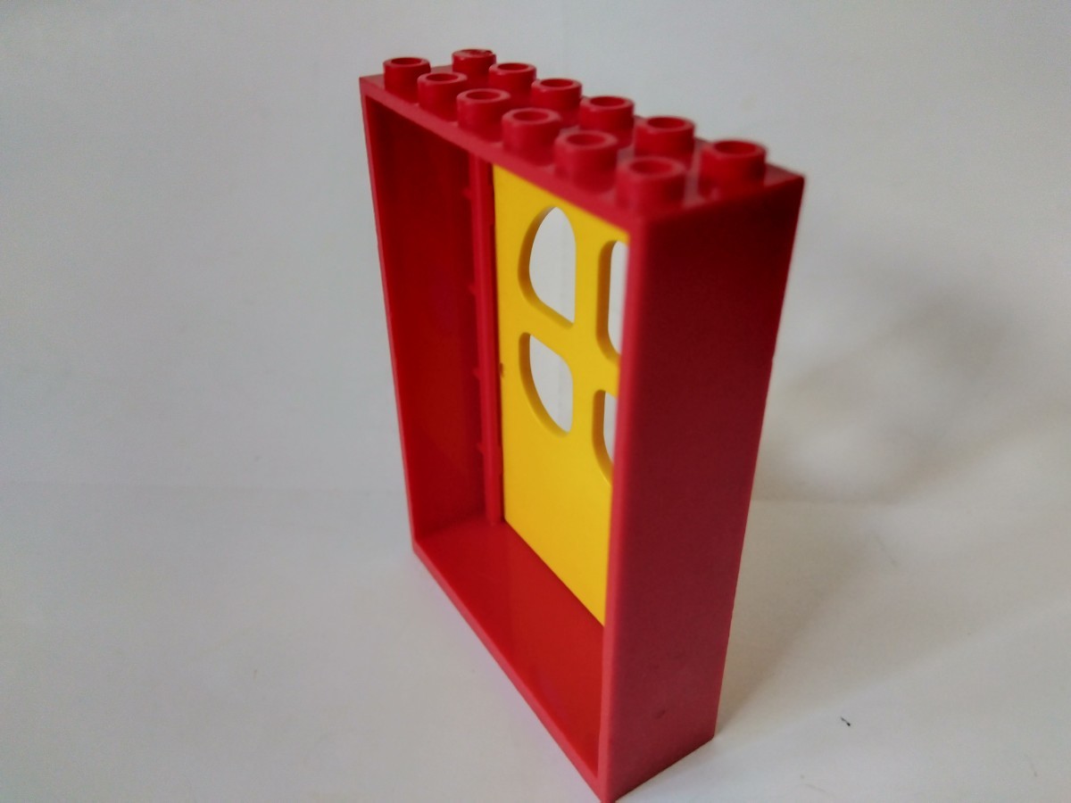 LEGO レゴ ドア　ドア枠　玄関　入口　2×6 赤×黄色　 特殊ブロック _画像5
