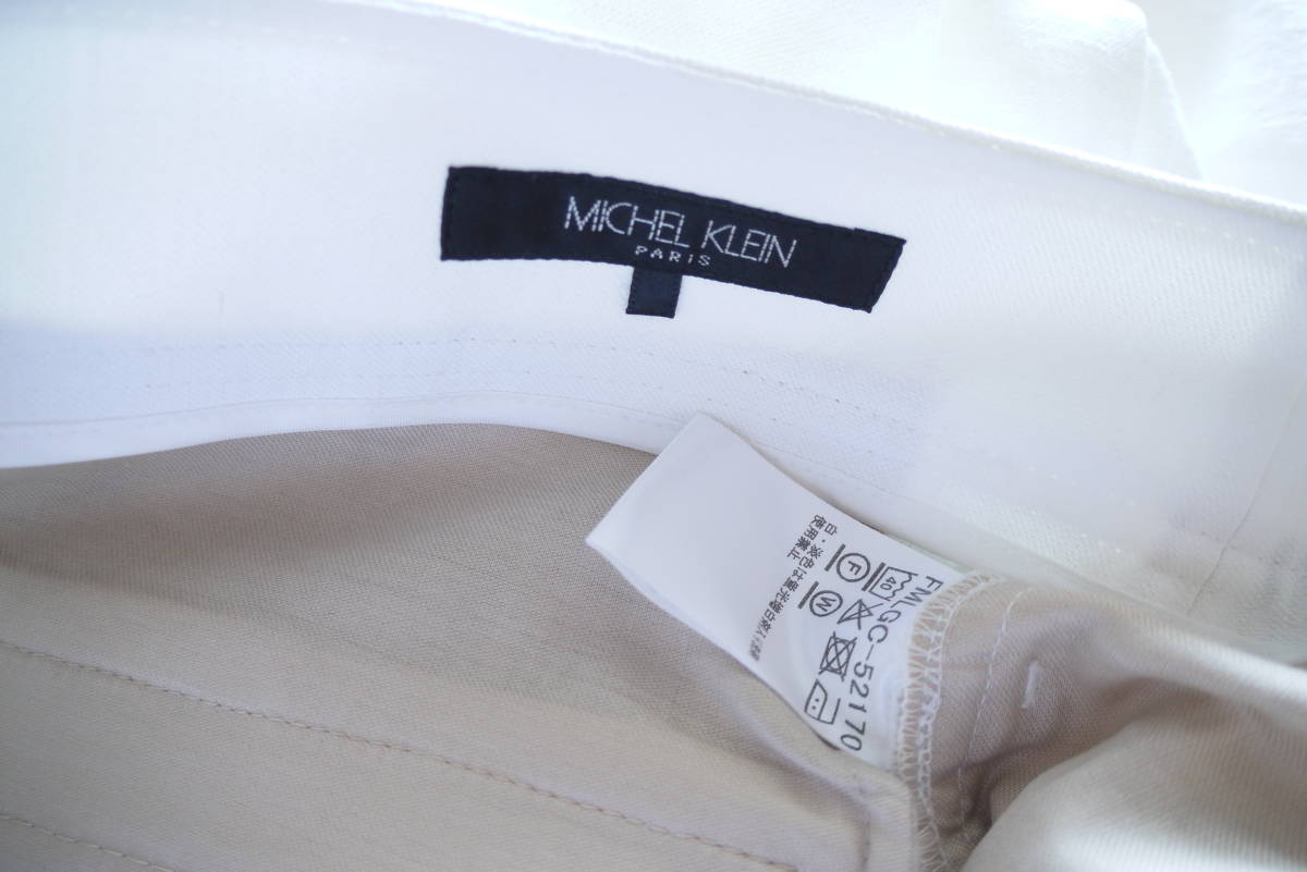 MICHEL KLEIN PARIS Michel Klein wide cropped pants white 38 unused 