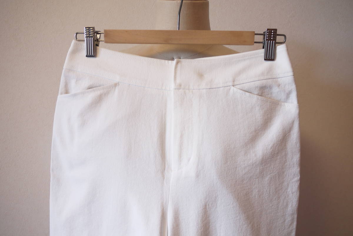 MICHEL KLEIN PARIS Michel Klein wide cropped pants white 38 unused 