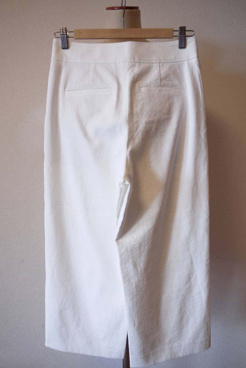 MICHEL KLEIN PARIS Michel Klein wide cropped pants white 38 unused 