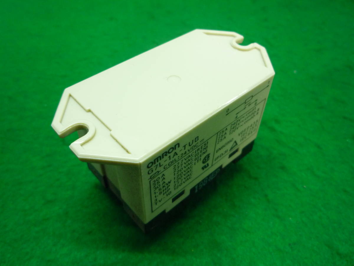 * including carriage /USED/ Omron /OMRON/ power relay G7L-1A-TUB coil 24VDC contact 1atab terminal connection control parts *
