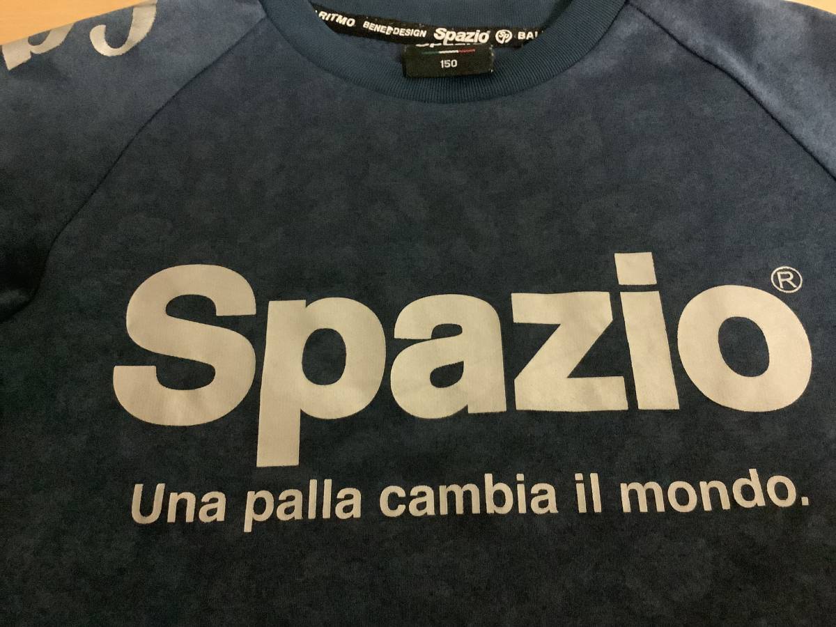 SPAZIO スパッツィオ　半袖トレーニングシャツ　150サイズ　ネイビー　半袖Tシャツ　記名あり　送料無料_画像9
