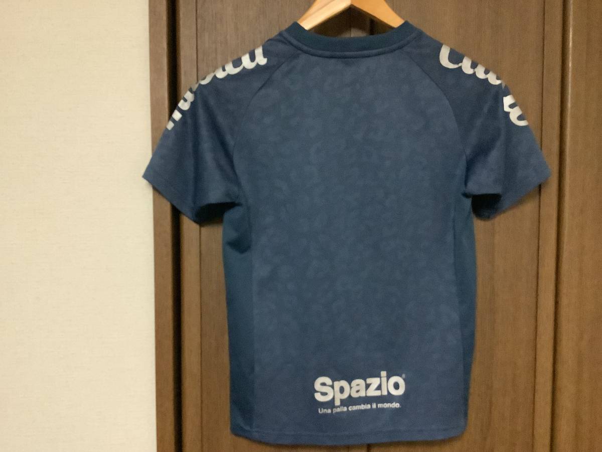 SPAZIO スパッツィオ　半袖トレーニングシャツ　150サイズ　ネイビー　半袖Tシャツ　記名あり　送料無料_画像3