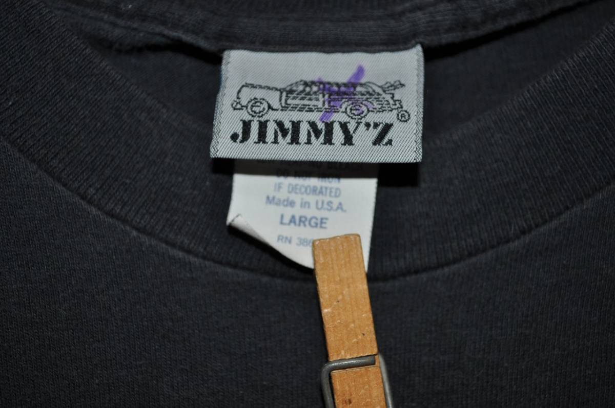 ユーズド 80年代 JIMMY'Z ジミーズ Tシャツ MADE IN USA_画像4