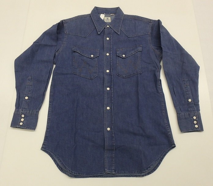 Wrangler ラングラー デニムウェスタンシャツ ラングラージャパン 日本製 size:M 囗T巛