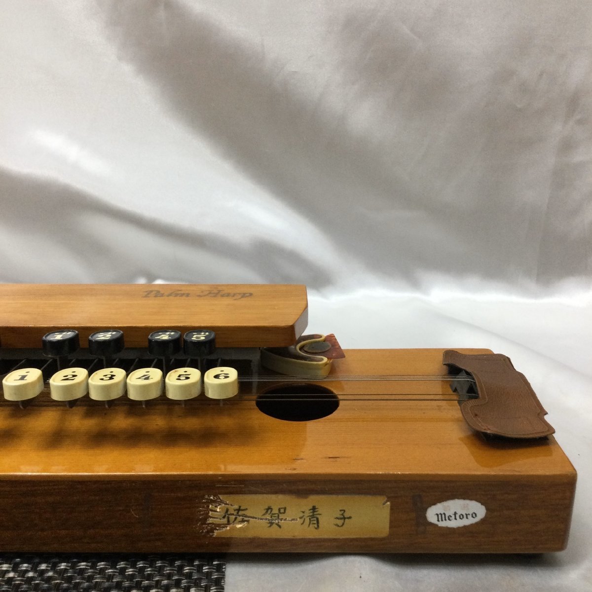[ б/у / текущее состояние товар /TO]PALM HARP Taisho koto жесткий чехол имеется традиционные японские музыкальные инструменты работоспособность не проверялась б/у товар MZ0720