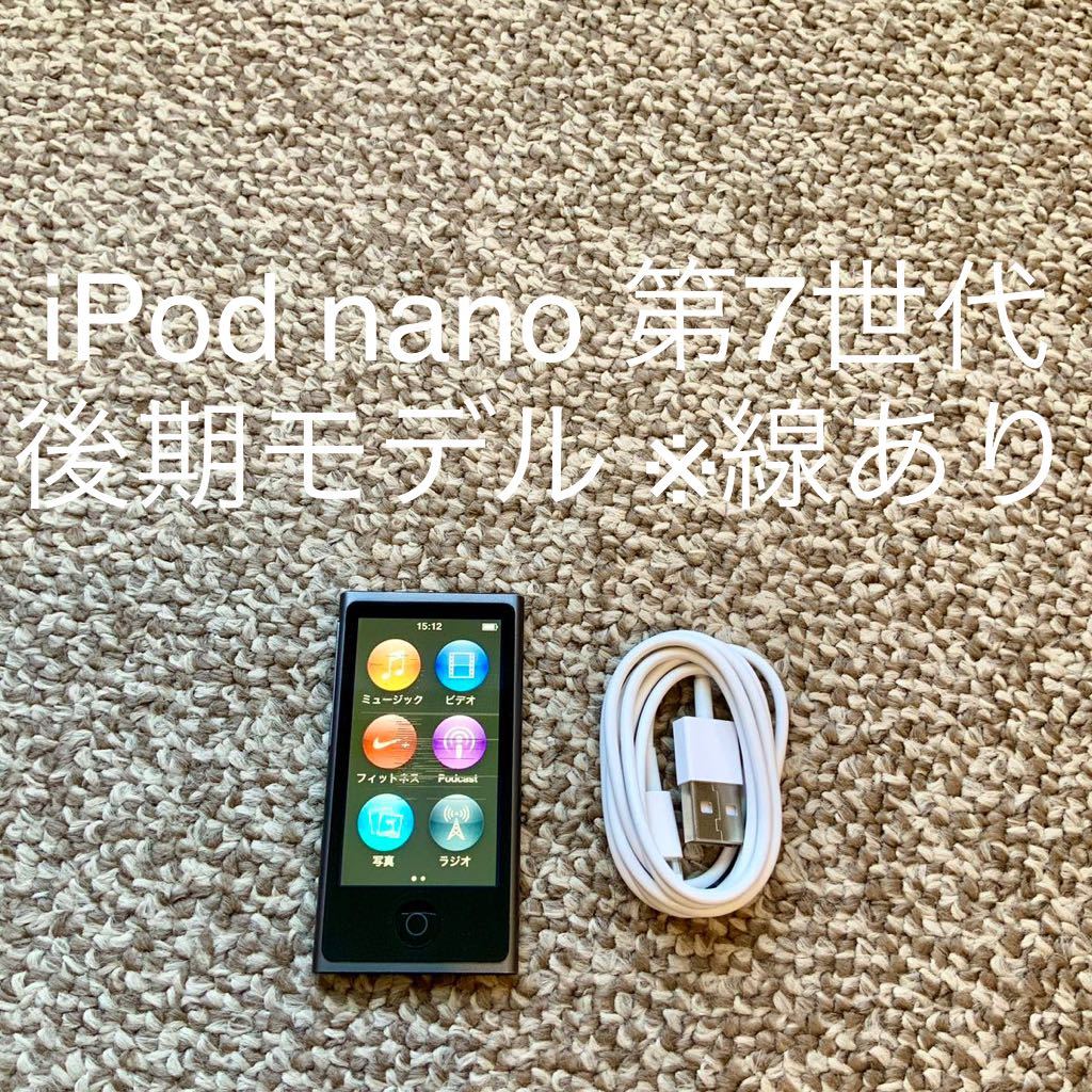 iPod nano 第7世代 16GB Apple アップル A1446 アイポッドナノ 本体-