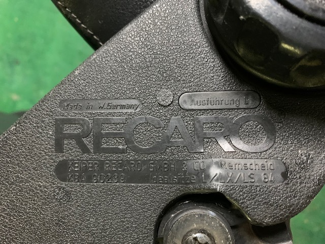 RECARO レカロ　LX　両側ダイヤル　黒 フェイクレザー 張替 長期保管品_画像5
