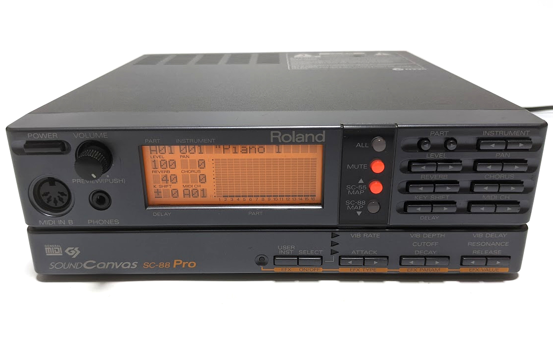 Roland ローランド SC-88 Pro 音源モジュール DTM-88PW SOUND Canvas