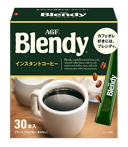 30 Agf Blendy Plate Black [Stick Coffee] [Кофе растворен в воде] [Мгновенный кофе]