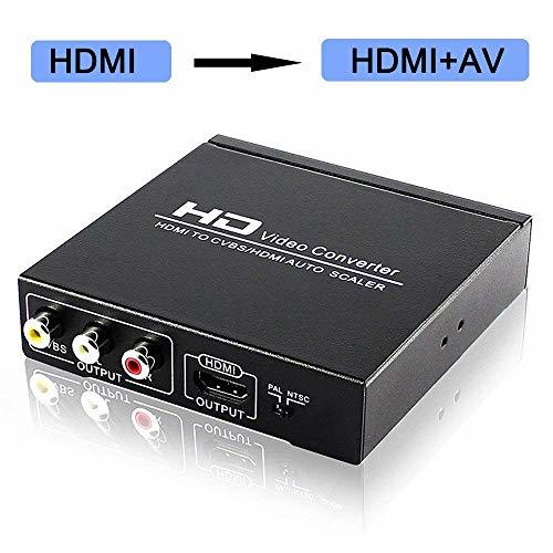 HDMI コンポジット変換 HDMI AV変換( HDMI to HDMI+RCA ) HDMI+AV変換コンバーター hdmi アナログ変換 HD_画像6