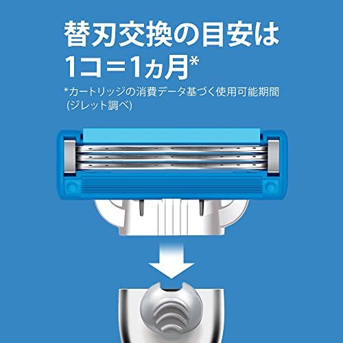 ジレット マッハシンスリー ターボ 髭剃り カミソリ 男性 本体+替刃1個付_画像8