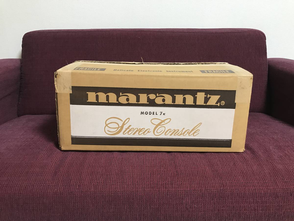 Marantz 7k“Unassembled item”    原文:Marantz 7k 「未組み立て品」