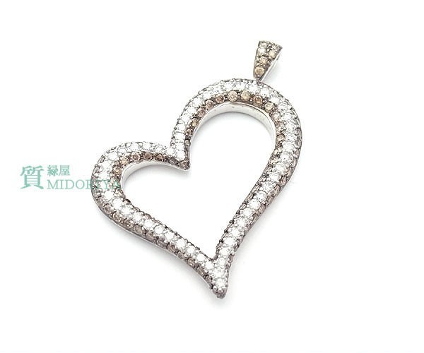 クリスマスツリー特価! 【緑屋質屋】特選ジュエリー ダイヤモンドペンダントヘッド 3.00ct K18WG【中古】 ダイヤモンド