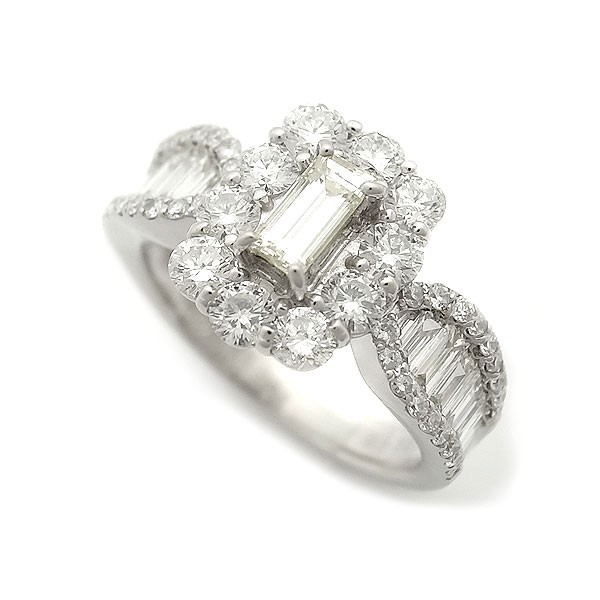 【2024】お歳暮・冬ギフト 【緑屋質屋】特選ジュエリー ダイヤモンド リング 0.308ct Pt900【中古】 プラチナ台