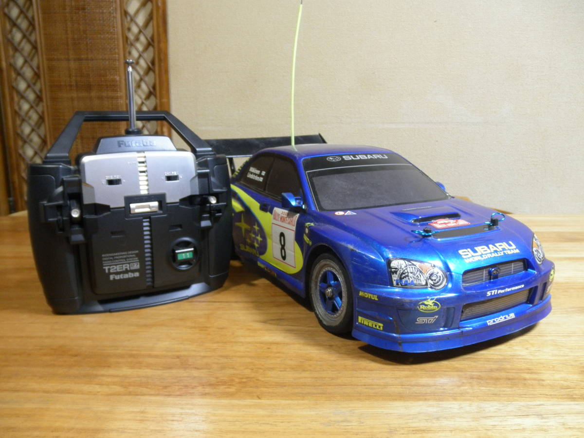 ☆タミヤ 1/10 TB-02 4WD♪スバル インプレッサ WRC 2003♪動作確認済