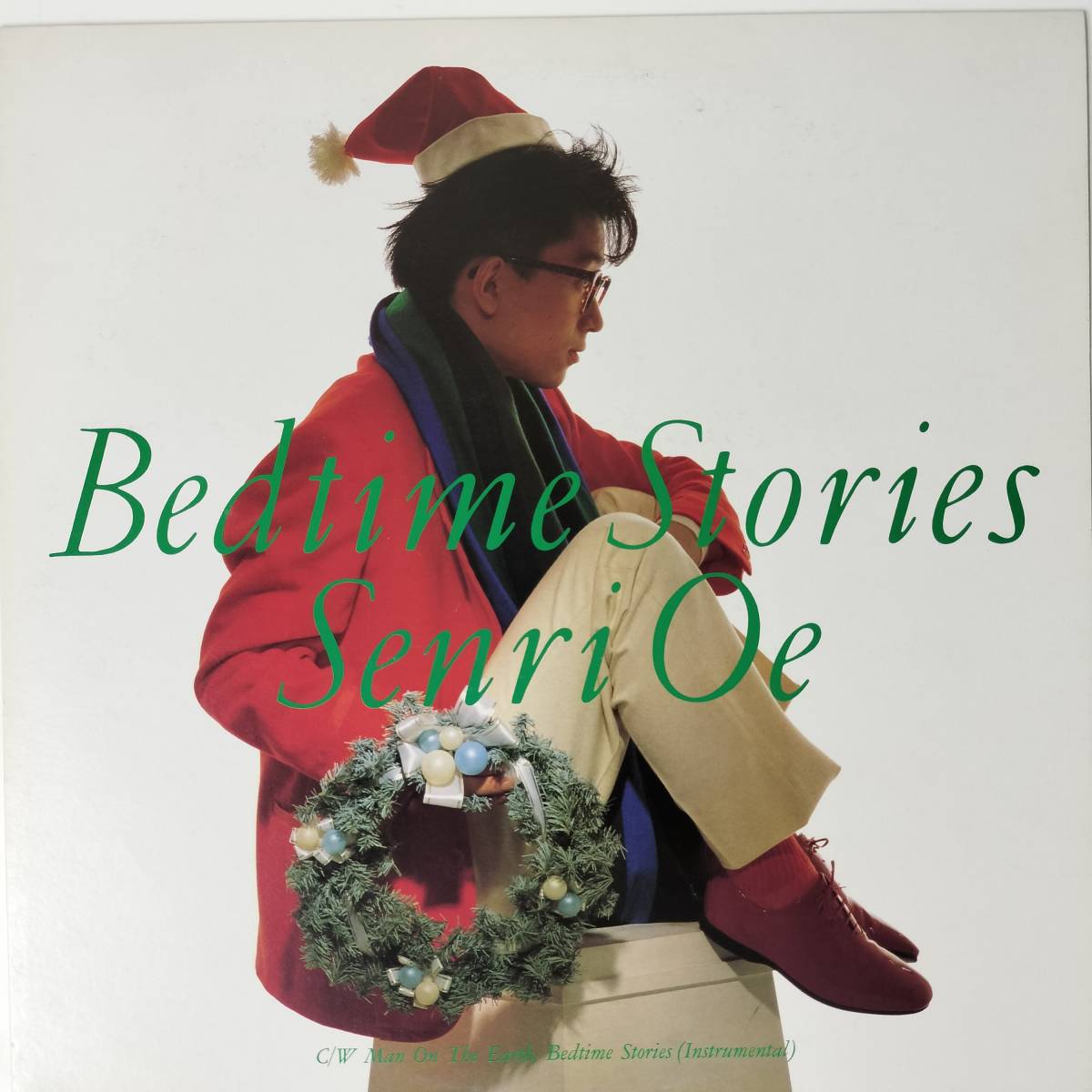 30221 【プロモ盤★美盤】 大江千里/Bedtime Stories ＜カラーレコード盤＞_画像1