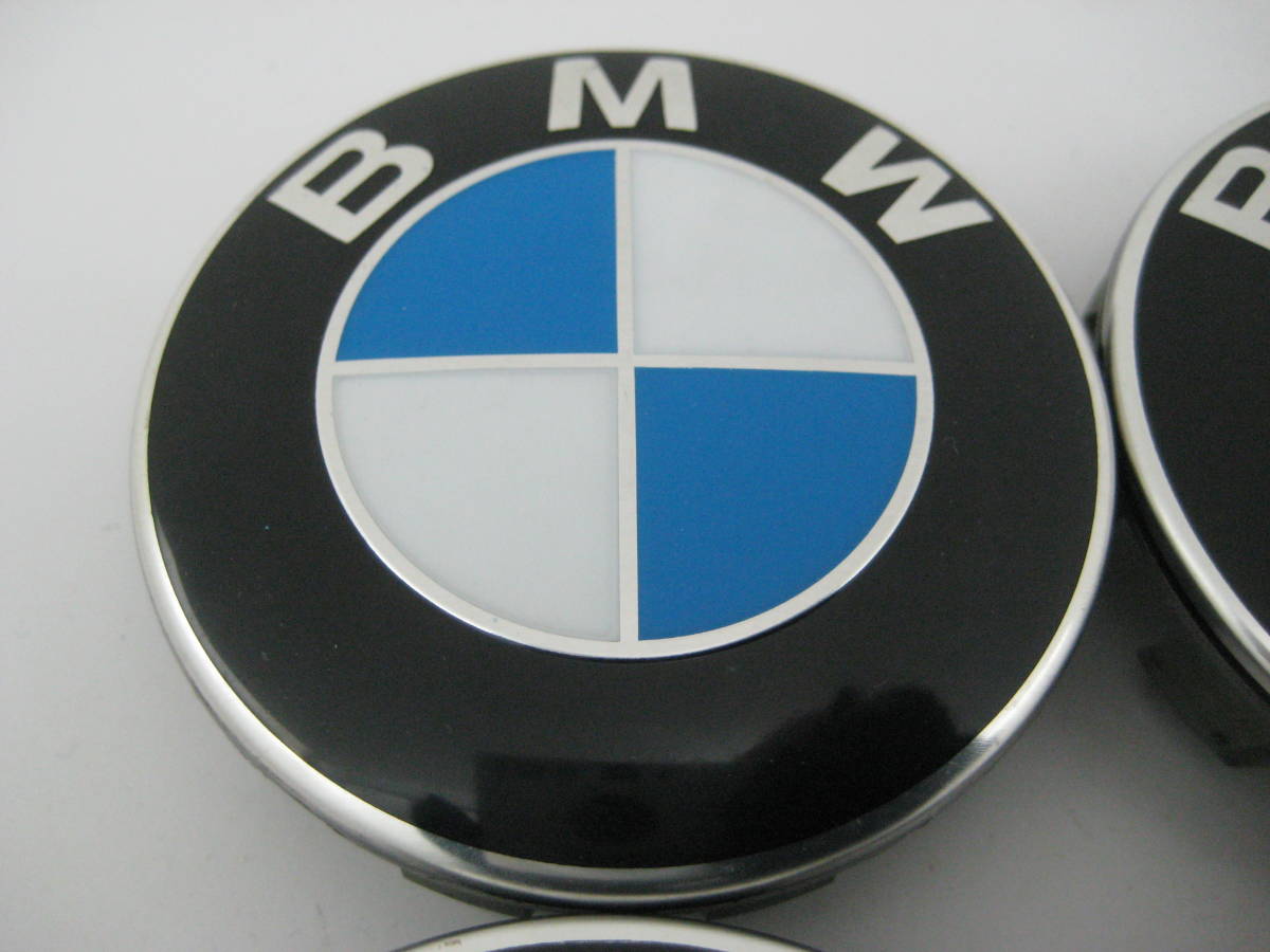 k7657 BMW純正アルミホイール用センターキャップ 中古4個 3613 6783536 3613 6 783 536 6783_画像2