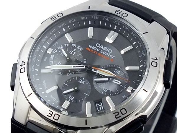 新品未使用品 カシオ 電波 ソーラー 腕時計 WVQ-M410-1AJF ブラック ウェーブ セプター 国内正規//00001592