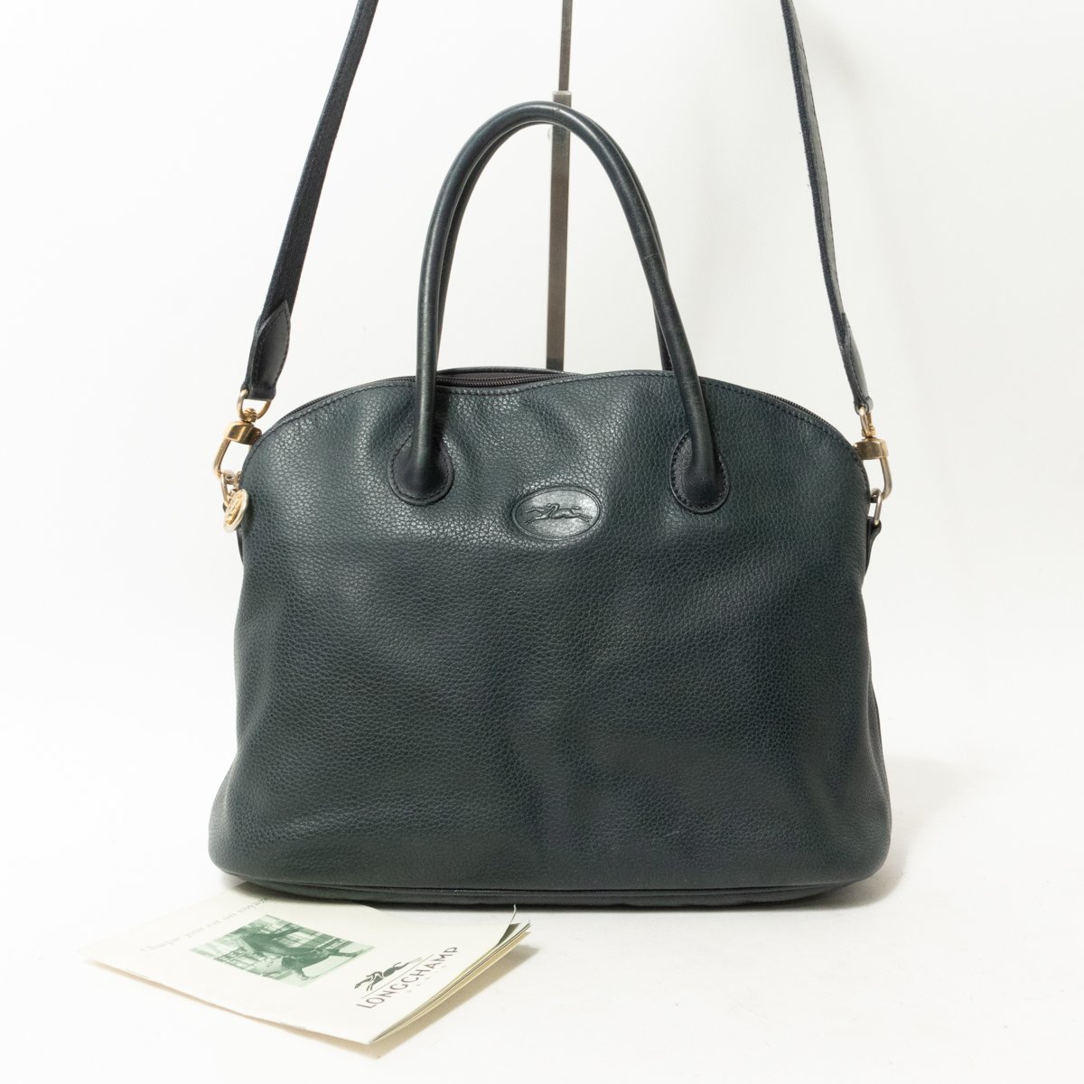 1円スタート】LONGCHAMP ロンシャン フランス製 2way ショルダーバッグ