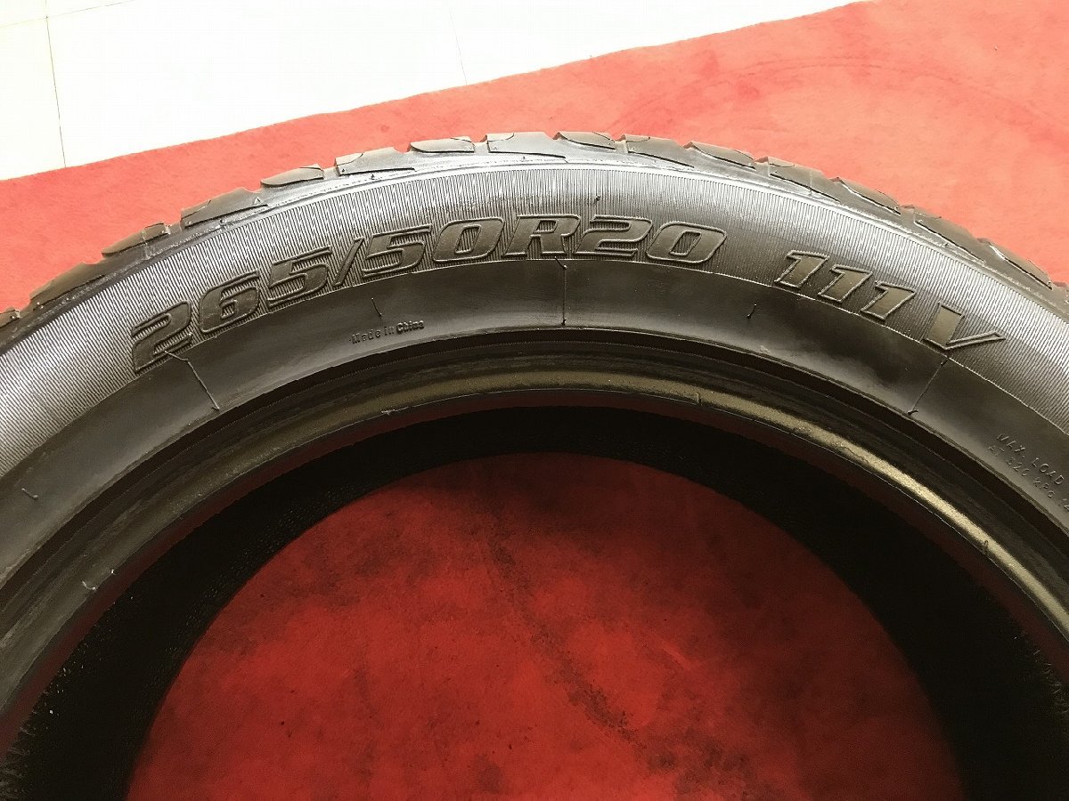 中古夏タイヤ MAXTREK マックストレック 265/50R20 111V FORTIS T5 フォルティスティーファイブ 2019年製 a-3442 E1 YM_画像3