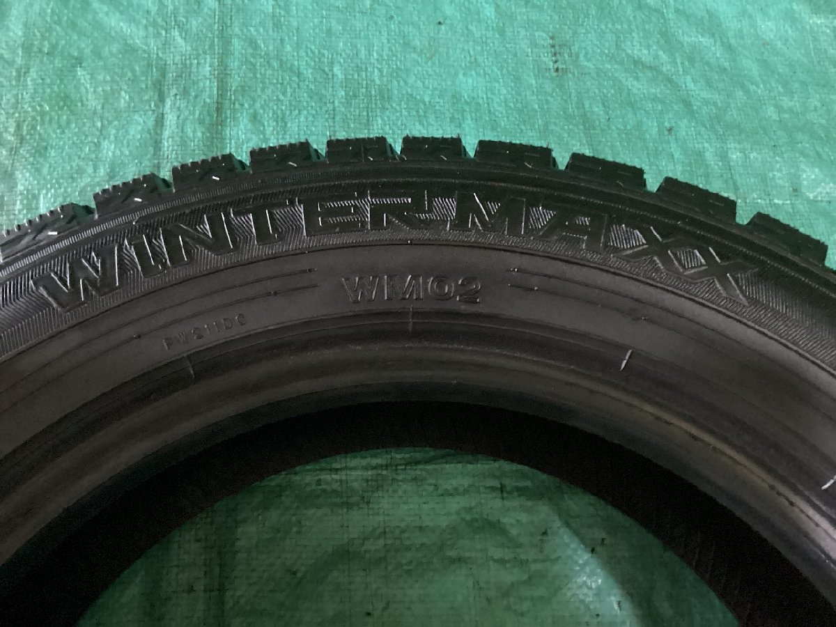 中古スタッドレスタイヤ DL ダンロップ 155/65R13 73Q WM02 2022年製 a-3449 A6-1 YM_画像3