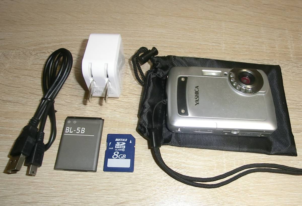 ☆美品 YASHICA EZ Digital F537IR シルバー 赤外線ナイトモード搭載 6