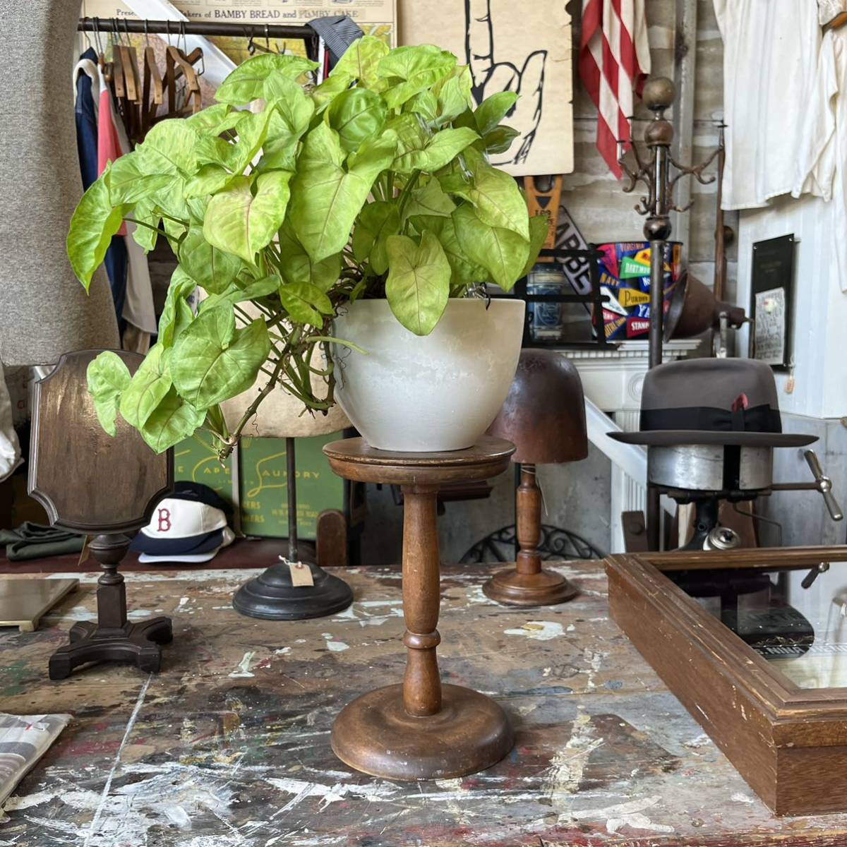 ANTIQUES】ディスプレイスタンド 店舗什器 vintage ブロカント 古道具