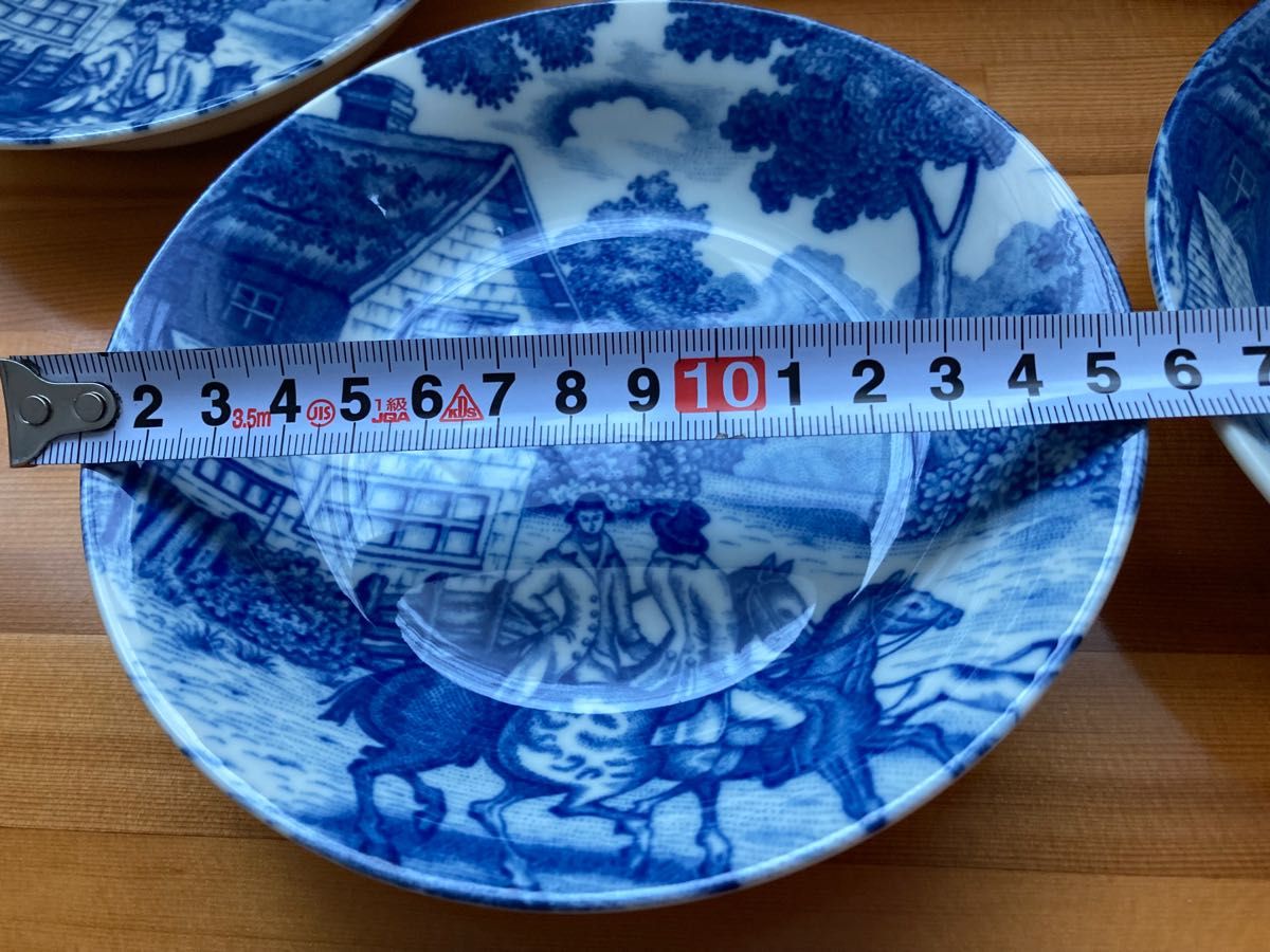 昭和レトロ TONO CHINA 日本製 東濃陶器 イギリス皿5枚セット 昭和レトロ TONO CHINA 日本製 東濃陶器 イギリス皿5枚セット