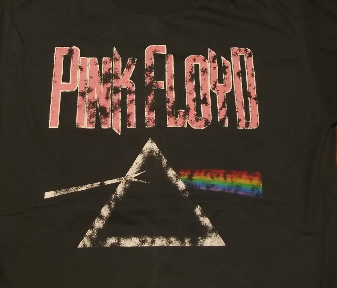 新品 【Pink Floyd】ピンクフロイド 狂気 US tour 1973 Vintage Style 両面 プリント Tシャツ L // バンドTシャツ ロックTシャツの画像2