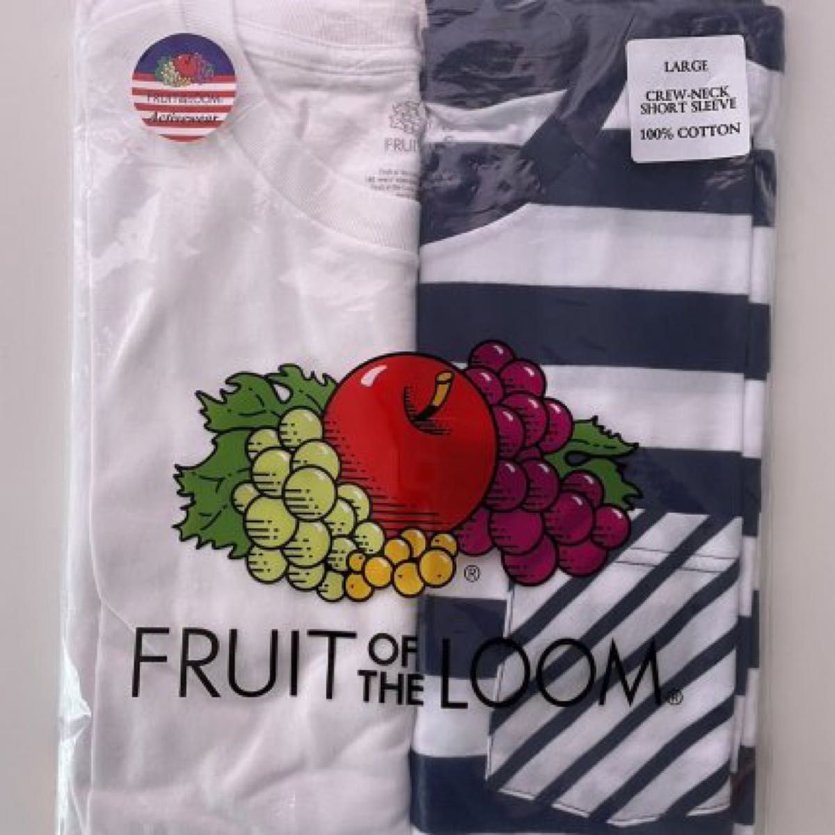 新品 フルーツオブザルーム 半袖 Tシャツ 2枚セット ネイビー｜PayPay