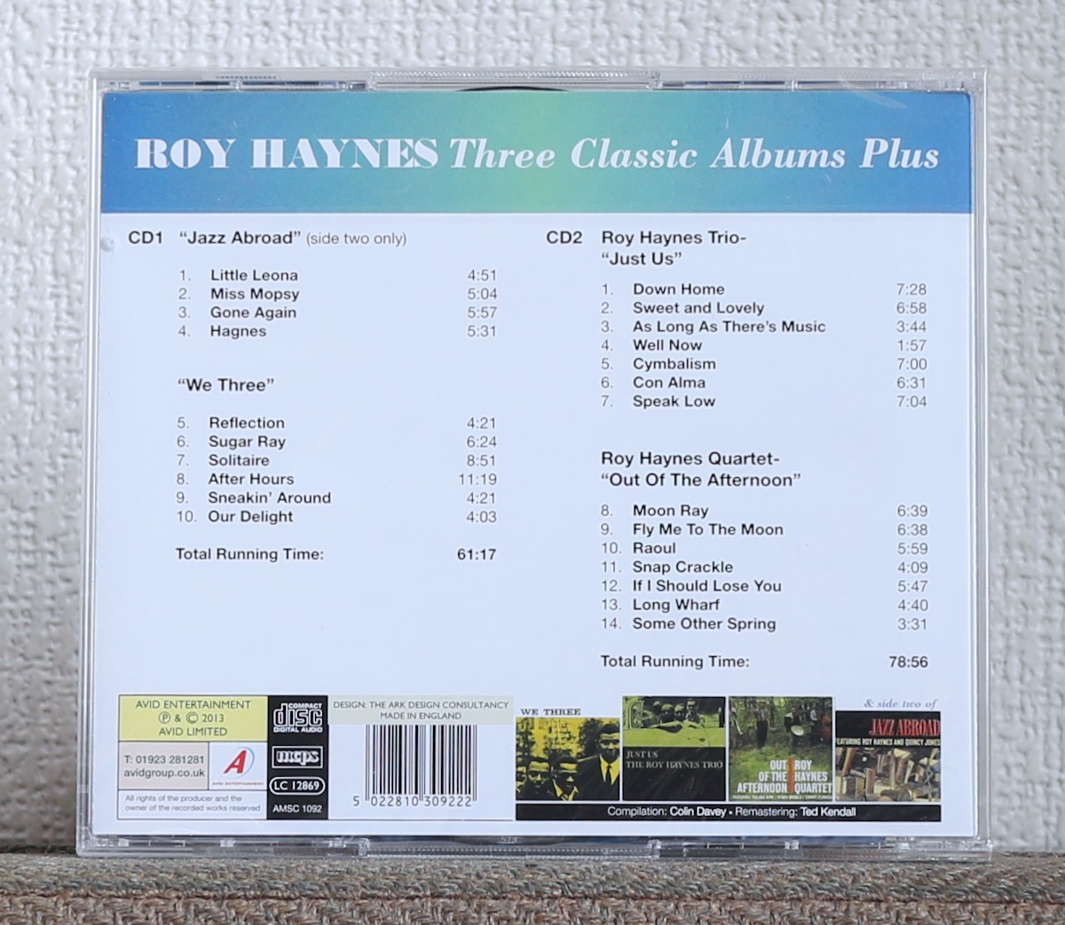 CD/2枚組/JAZZ/ロイ・ヘインズ/ローランド・カーク/フィニアス・ニューボーン・ジュニア/Roy Haynes/Roland Kirk/Phineas Newborn Jrの画像2