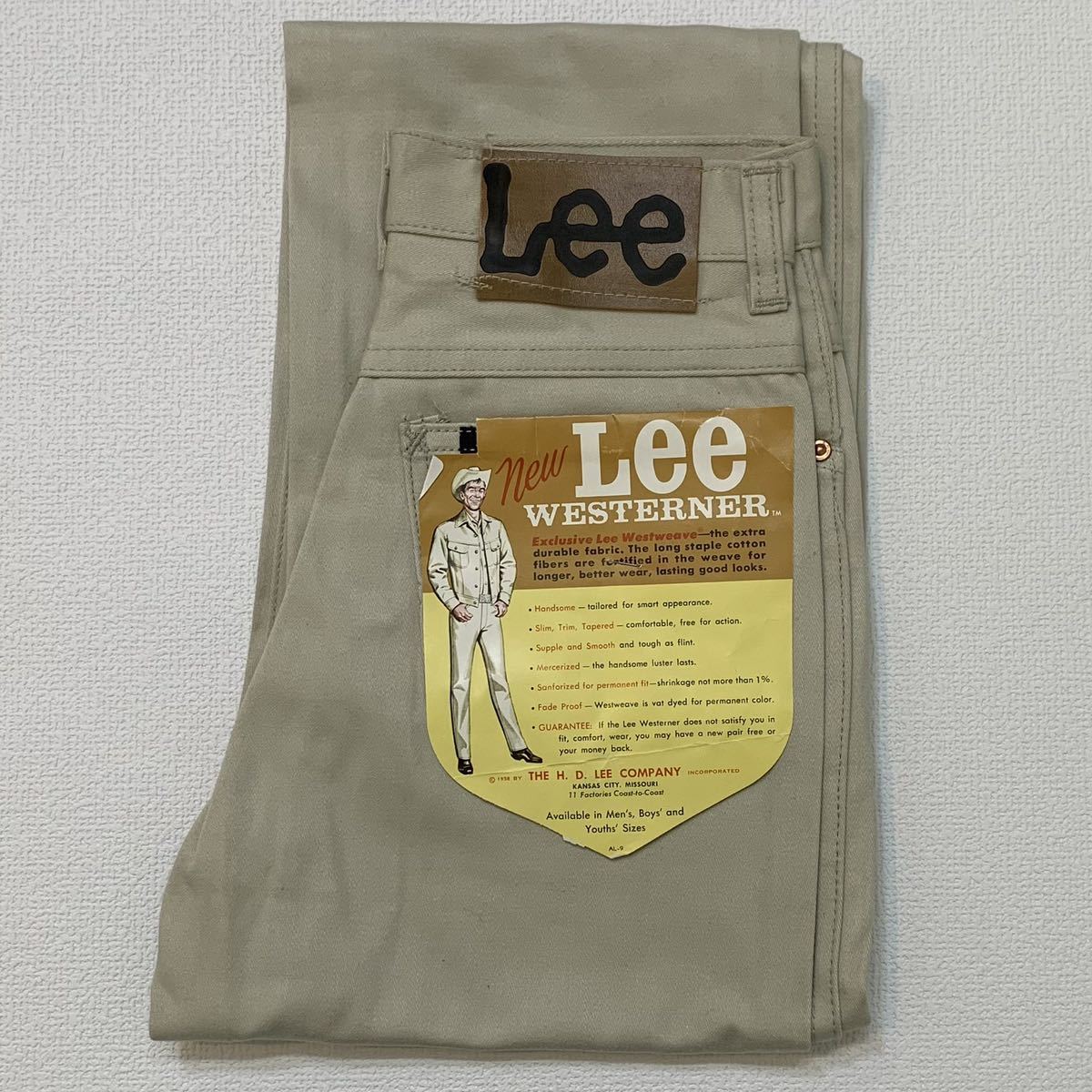 K12 希少 デッドストック 60 年代 アメリカ 製 Lee ウエスターナ VINTAGE パンツ キッズ 11 ビンテージ リー westerner 60s USA dead stock