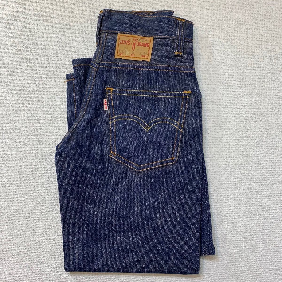 K95 希少 デッドストック アメリカ 製 levi's Western Jeans GRIPPER ZIPPER 603 デニム パンツ 5 BIG E ビンテージ リーバイス vintage_画像1