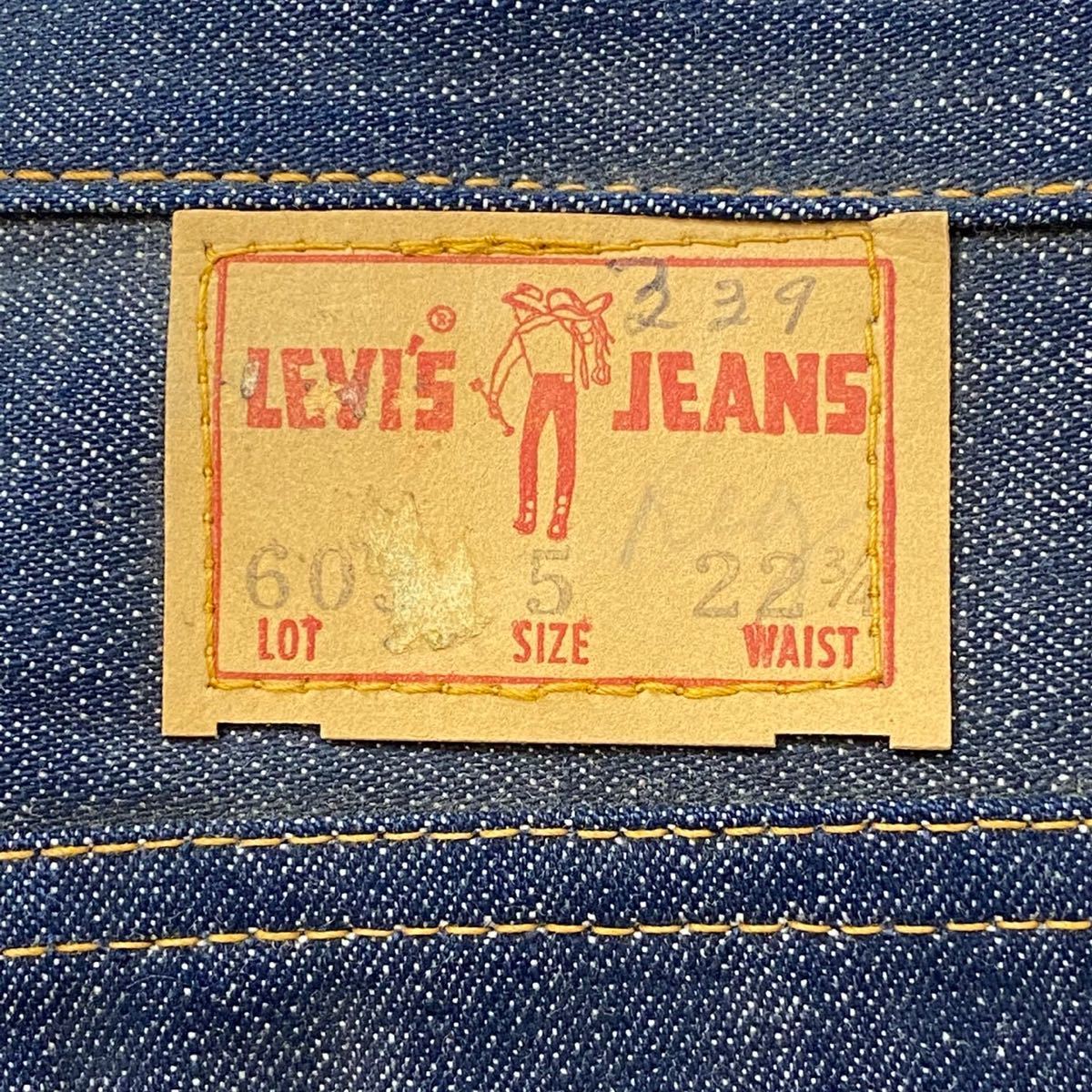 K95 希少 デッドストック アメリカ 製 levi's Western Jeans GRIPPER ZIPPER 603 デニム パンツ 5 BIG E ビンテージ リーバイス vintage_画像5