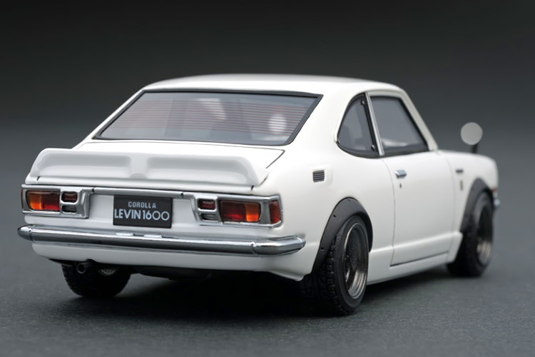 イグニッション 1/43 トヨタ カローラ レビン TE27 ホワイト Ignition 1:43 Toyota Corolla Levin TE27 White IG0732_画像2