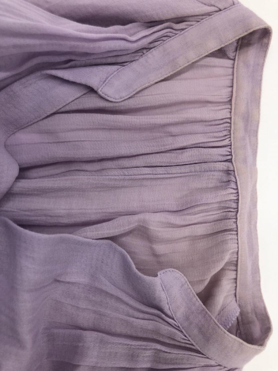 TOMORROWLAND トゥモローランド 綿100％ コットンドビーサテンシャツ ワンピース size36/紫 ■◇ ☆ dga3 レディースの画像4